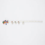 Silver Krishna Basuri Extra Large Pooja Piece (18cm) – view 3