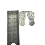 Silver Laxmi Charan Paduka Pair Pooja Piece – view 5