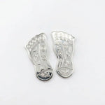 Silver Laxmi Charan Paduka Pair Pooja Piece