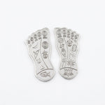 Silver Laxmi Charan Paduka Pair Pooja Piece – view 4