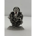 Silver Lord Ganesh Idol 26gm – Spiritual Ganesh Murti for Temple Decor & Festivals