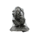Silver Lord Ganesh Idol 30gm – Spiritual Ganesh Murti for Temple Decor & Festivals
