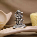 Silver Lord Ganesh Idol 30gm – Spiritual Ganesh Murti for Temple Decor & Festivals