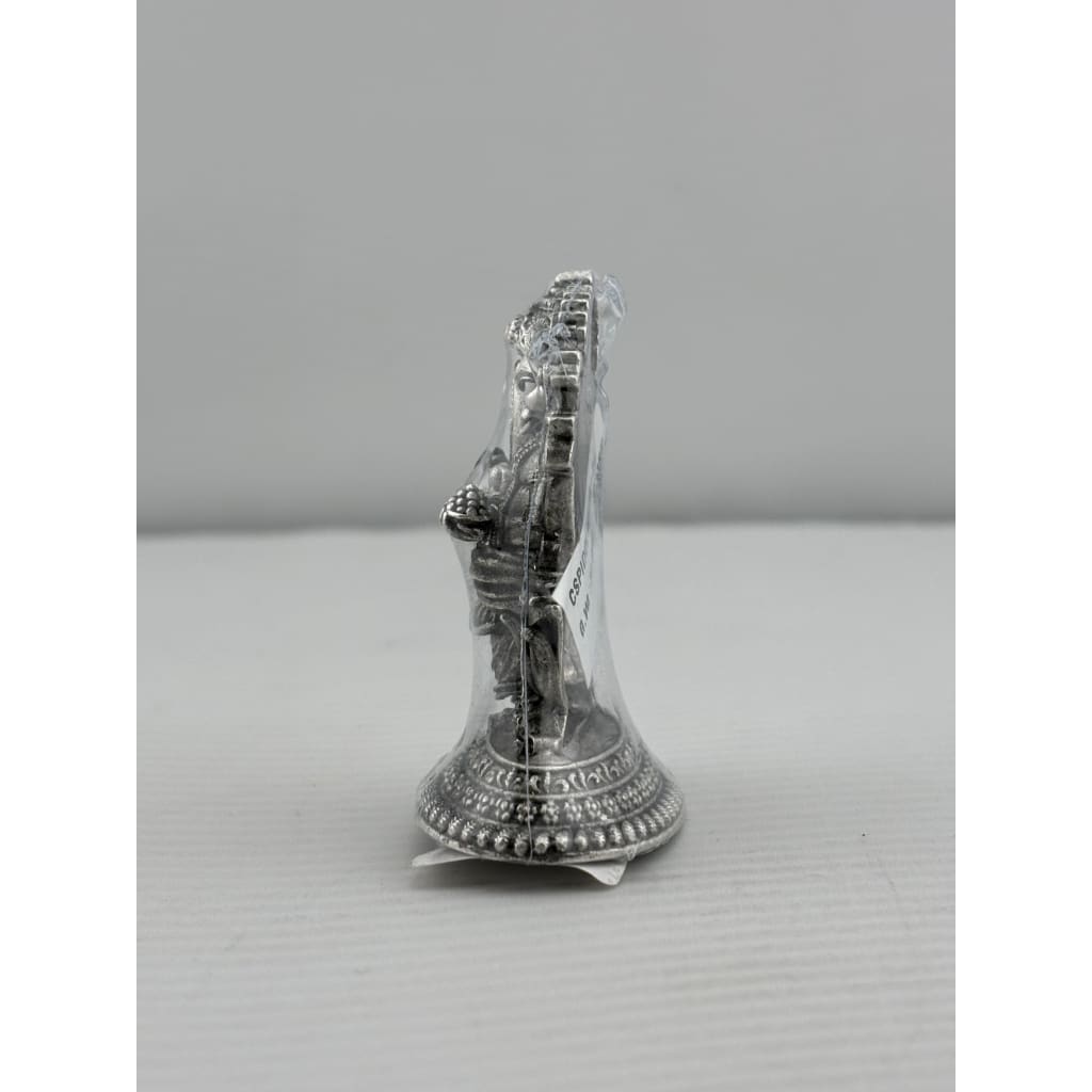 Silver Lord Ganesh Idol 30gm – Spiritual Ganesh Murti for Temple Decor & Festivals