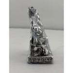 Silver Lord Ganesh Idol heavy – Spiritual Ganesh Murti for Temple Decor & Festivals