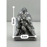 Silver Lord Ganesh Idol heavy – Spiritual Ganesh Murti for Temple Decor & Festivals