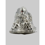 Silver Lord Ganesh Idol – Spiritual Ganesh Murti for Temple Decor & Festivals