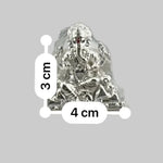 Silver Lord Ganesh Idol – Spiritual Ganesh Murti for Temple Decor & Festivals