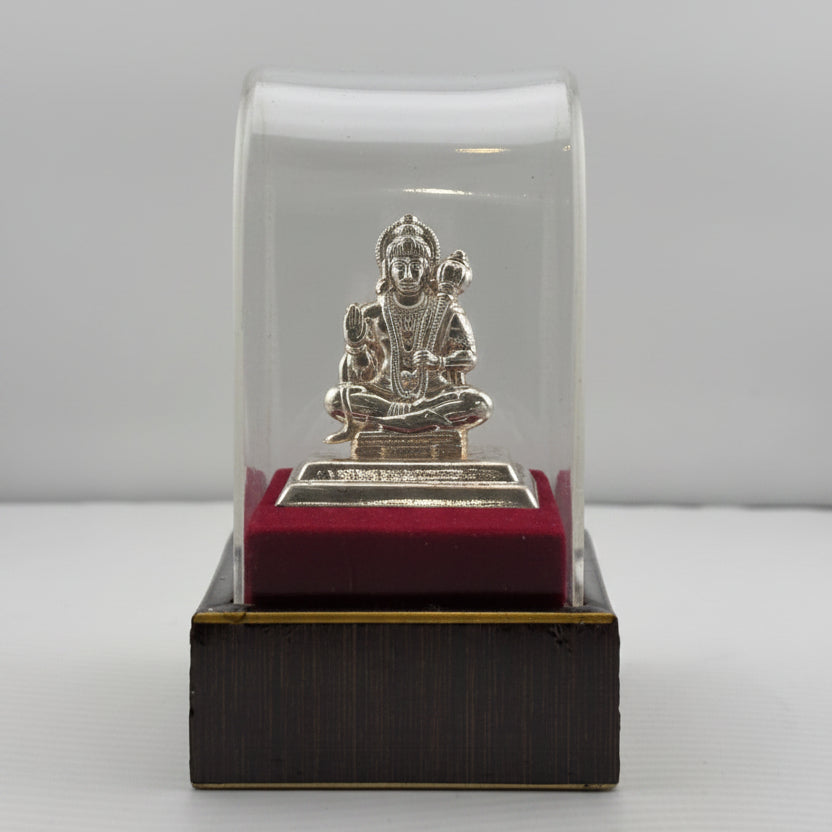Silver Lord Hanuman Idol 10gm – Divine Bajrangbali Murti for Temple & Pooja