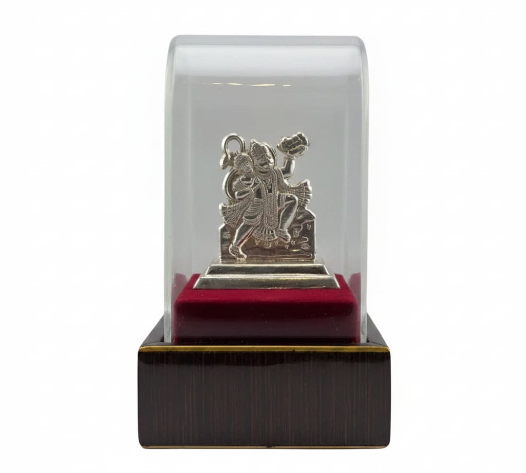 Silver Lord Hanuman Idol 11gm – Divine Bajrangbali Murti