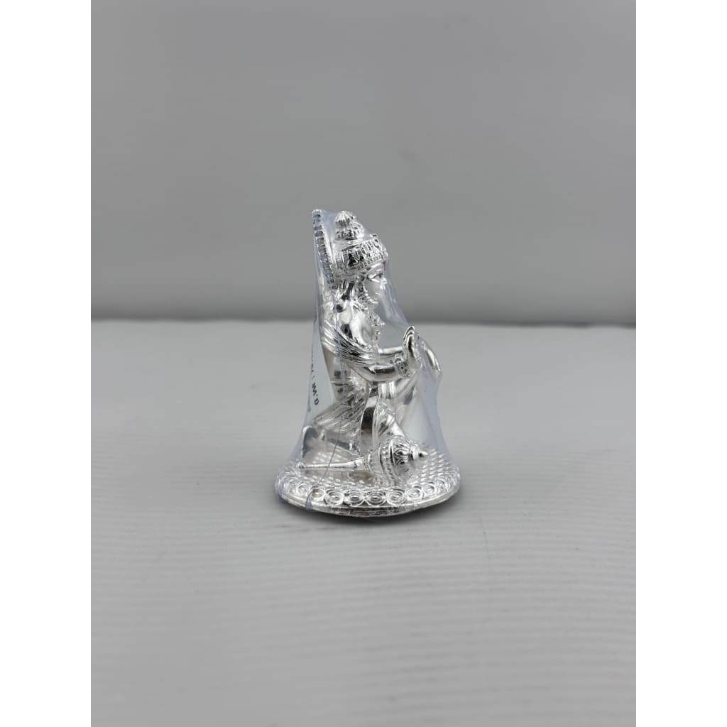 Silver Lord Hanuman Idol 80gm – Divine Bajrangbali Murti for Temple & Pooja