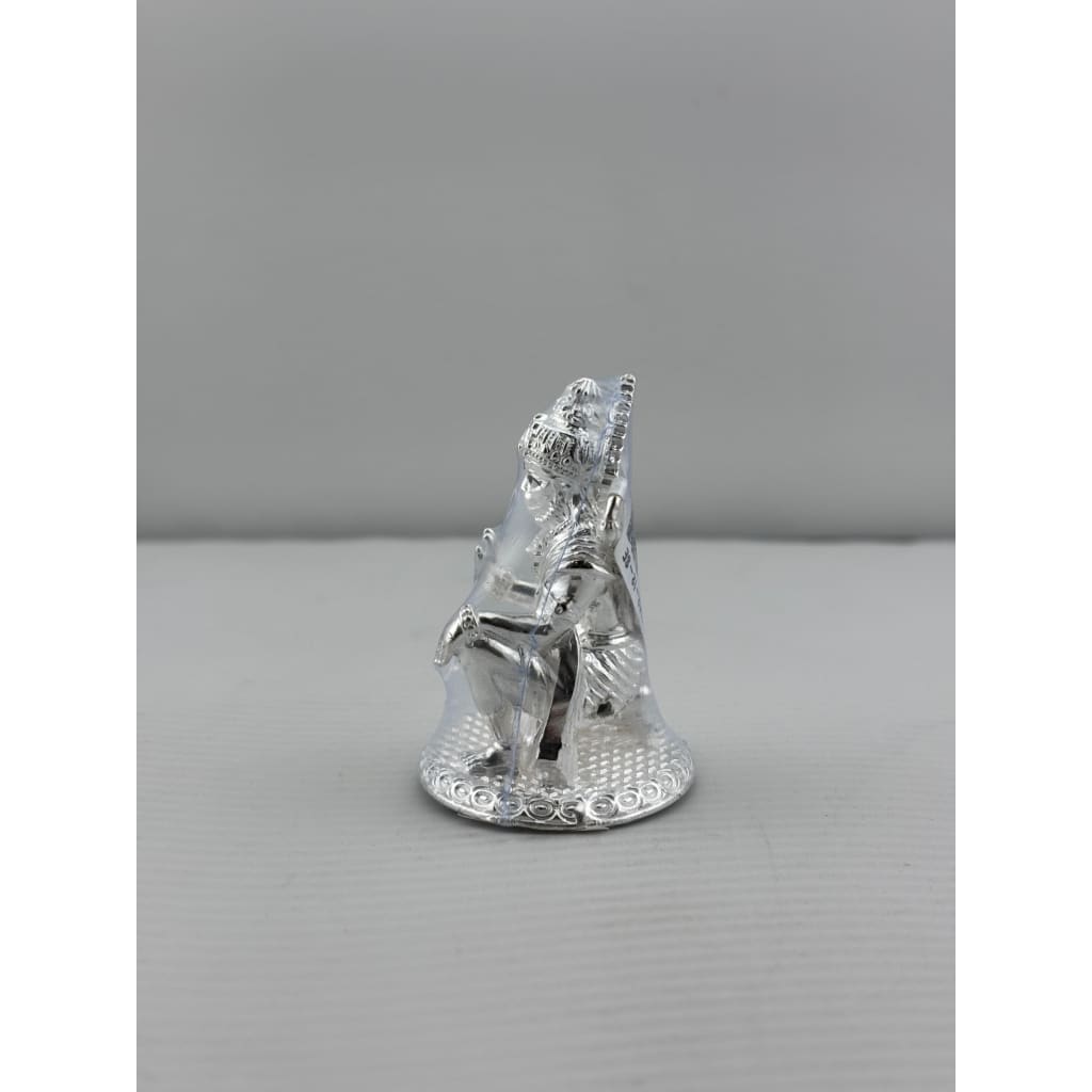 Silver Lord Hanuman Idol 80gm – Divine Bajrangbali Murti for Temple & Pooja