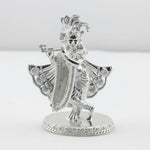 Silver Lord Krishna Idol 32gm – Spiritual Krishna Murti for Temple Decor & Festivals