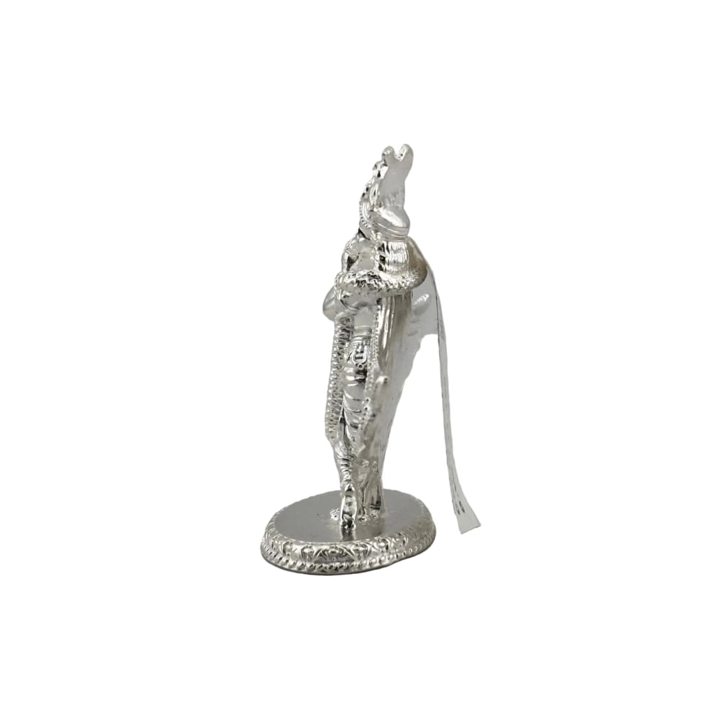 Silver Lord Krishna Idol – Spiritual Krishna Murti for Temple Decor & Festivals