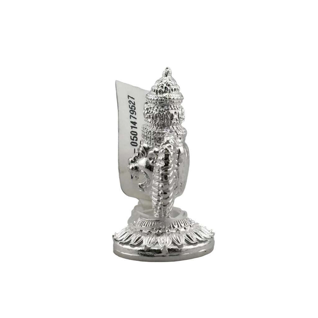 Silver Lord Narasimha Idol – Spiritual Narasimha Murti for Temple Decor & Festivals