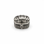 Silver Lotus Box Lakshmi Narayan Handcrafted (31.36g) – view 2