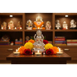 Silver Maa Lakshmi Idol 10gm – Spiritual Lakshmi Murti for Temple Decor & Festivals