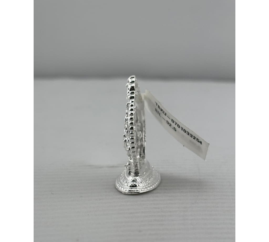Silver Maa Lakshmi Idol 10gm – Spiritual Lakshmi Murti for Temple Decor & Festivals