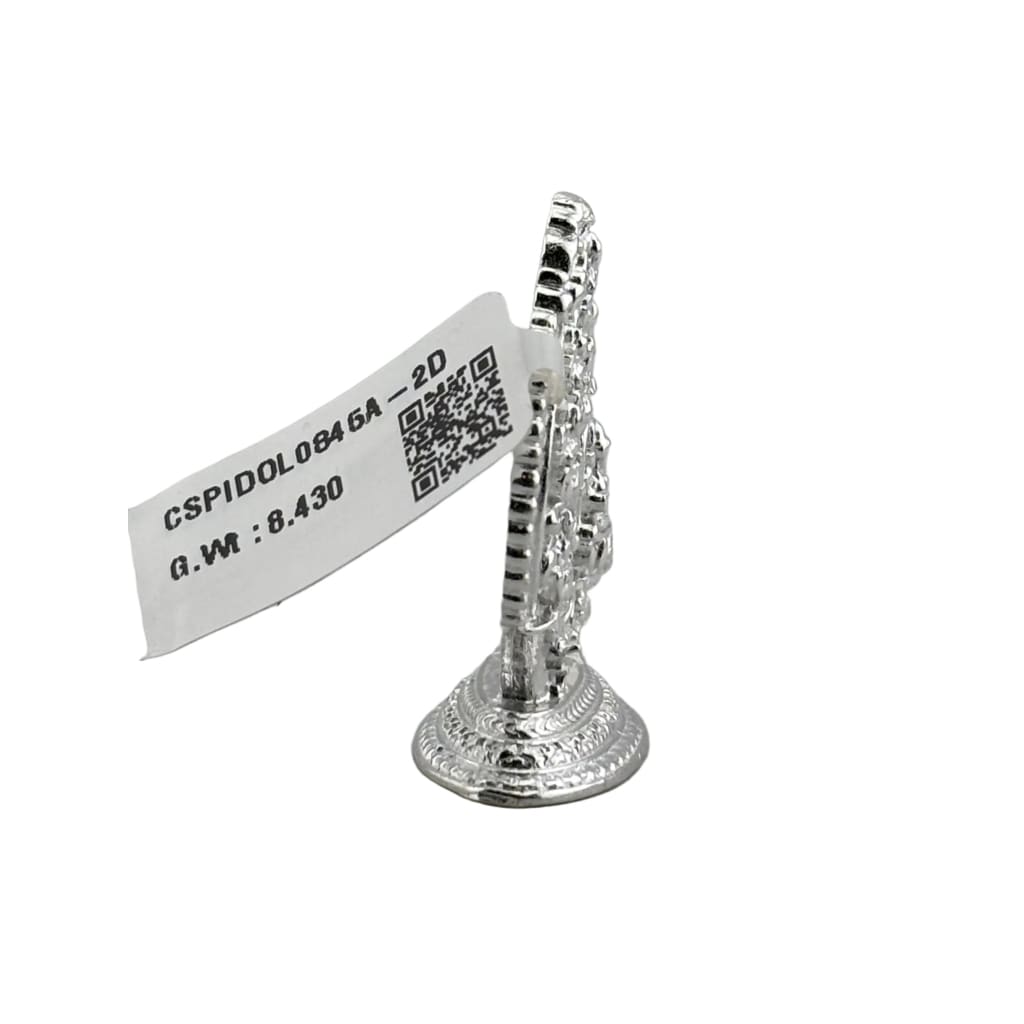 Silver Maa Lakshmi Idol 10gm – Spiritual Lakshmi Murti for Temple Decor & Festivals