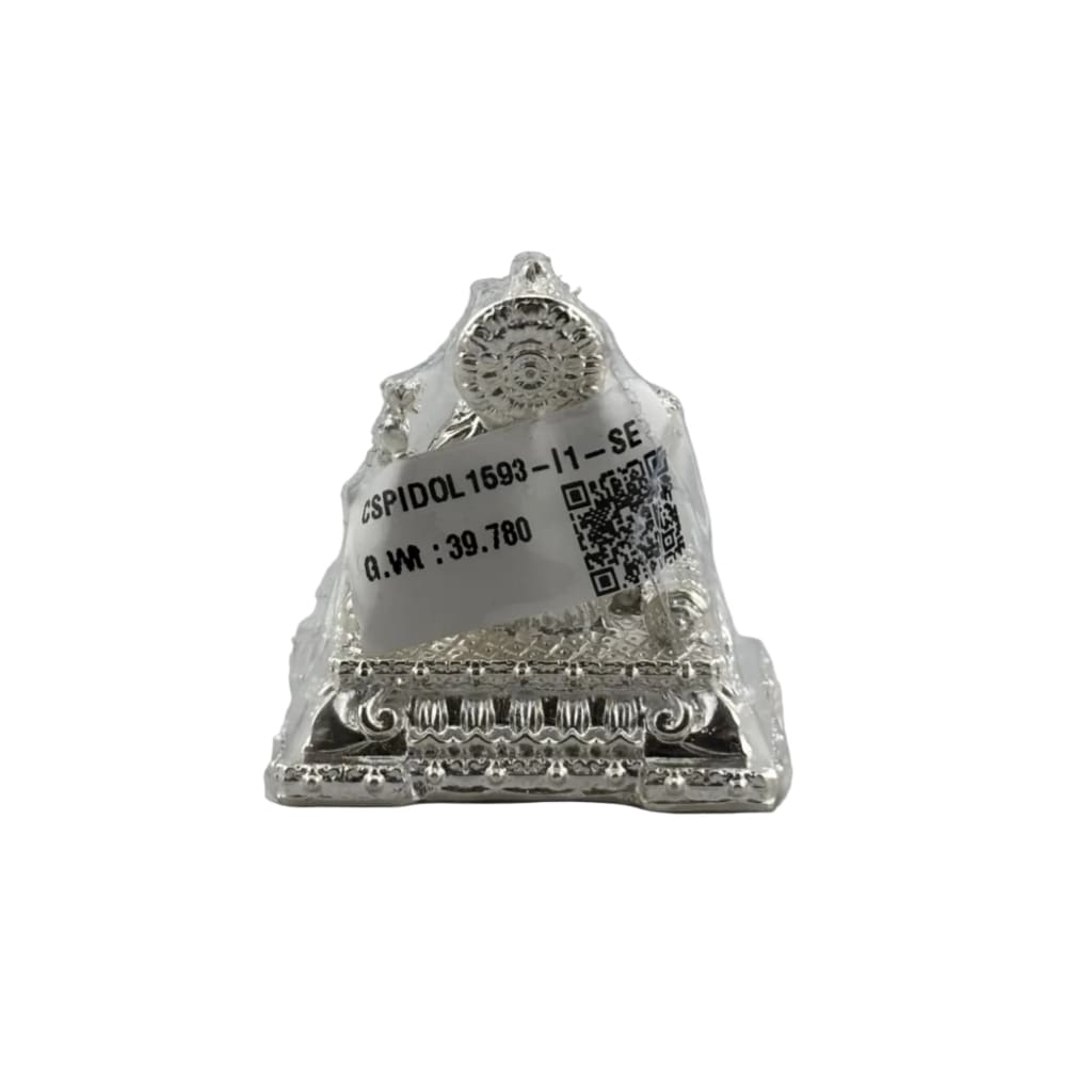 Silver Maa Laxmi Idol – Spiritual Maa Laxmi Murti for Temple Decor & Festivals