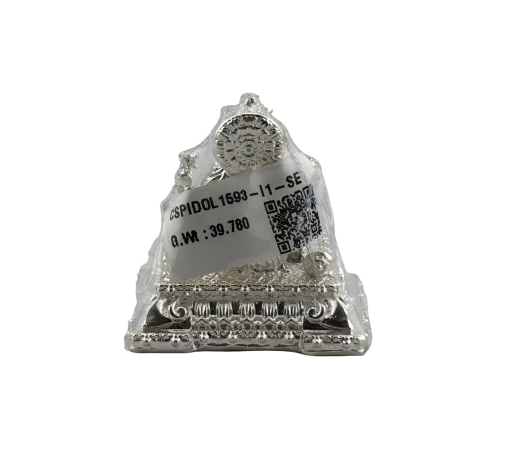 Silver Maa Laxmi Idol – Spiritual Maa Laxmi Murti for Temple Decor & Festivals