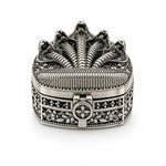 Silver Naga Box Five-Hood Cobra Handcrafted (33.35g)