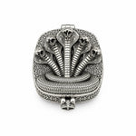 Silver Naga Box Five-Hood Cobra Handcrafted (33.35g) – view 2