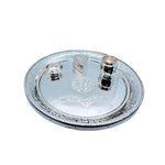 Silver Purity 925 Puja/Aarti Thali 20 - Silver Gift item
