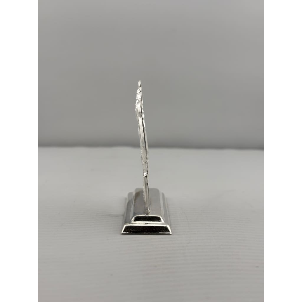Silver Radha Krishna Idol 22gm – Spiritual Radha Krishna Murti for Temple Decor & Festivals