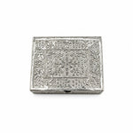 Silver Rectangle Box Engraved Floral Handcrafted (50g)