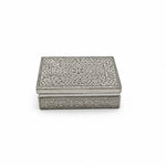 Silver Rectangle Box Engraved Floral Handcrafted (57.99g) – view 2
