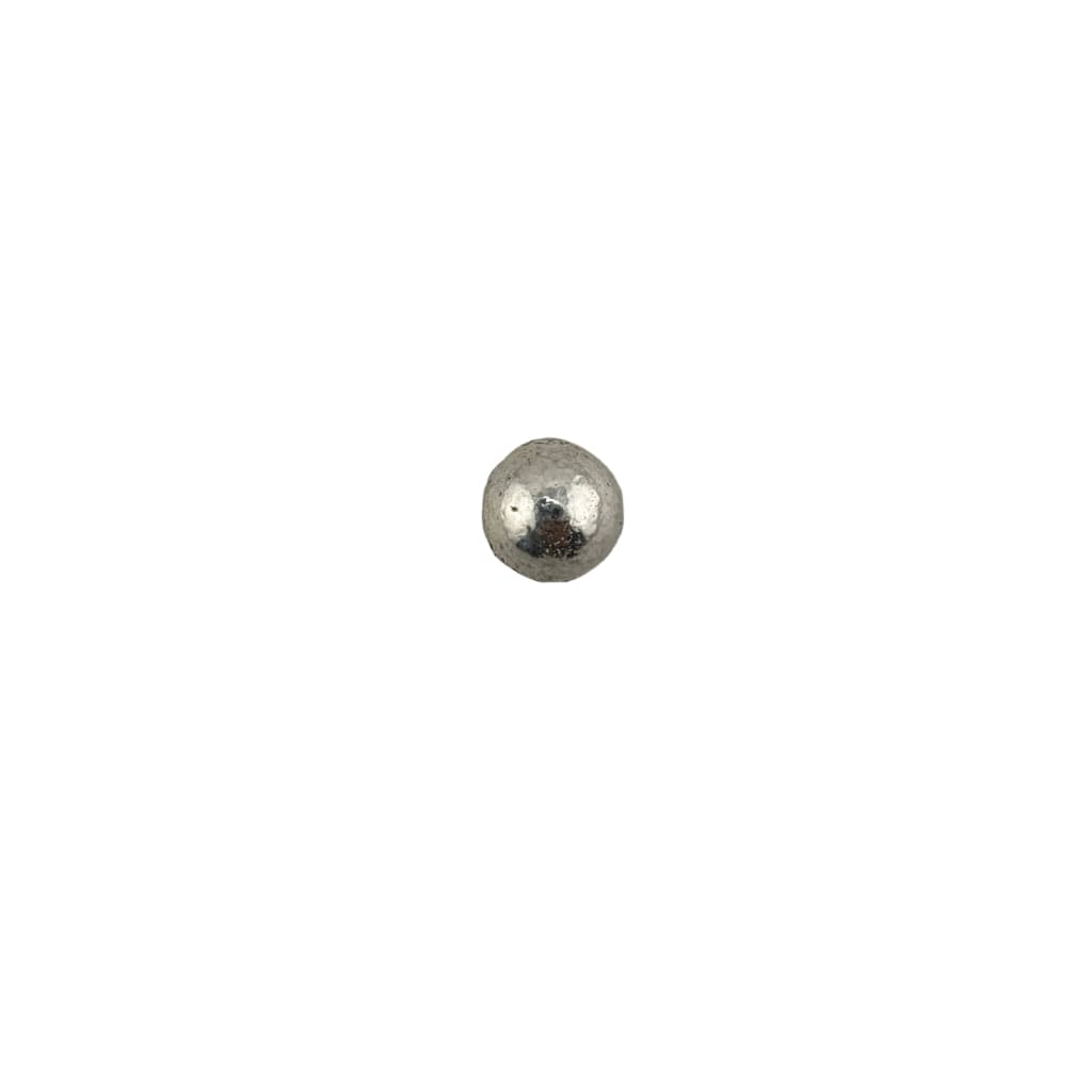 Silver Round Ball Spacer Bead Handcrafted (3.88g)