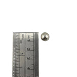 Silver Round Ball Spacer Bead Handcrafted (3.88g) – view 2