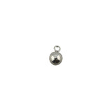 Silver Round Ball Spacer Bead Handcrafted (4.26g)