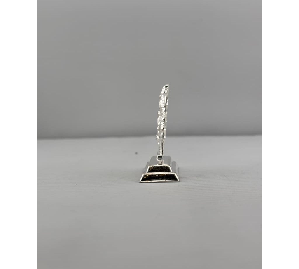 Silver Shiva Family Idol 10gm – Spiritual Shiv Parivar Murti for Home Mandir