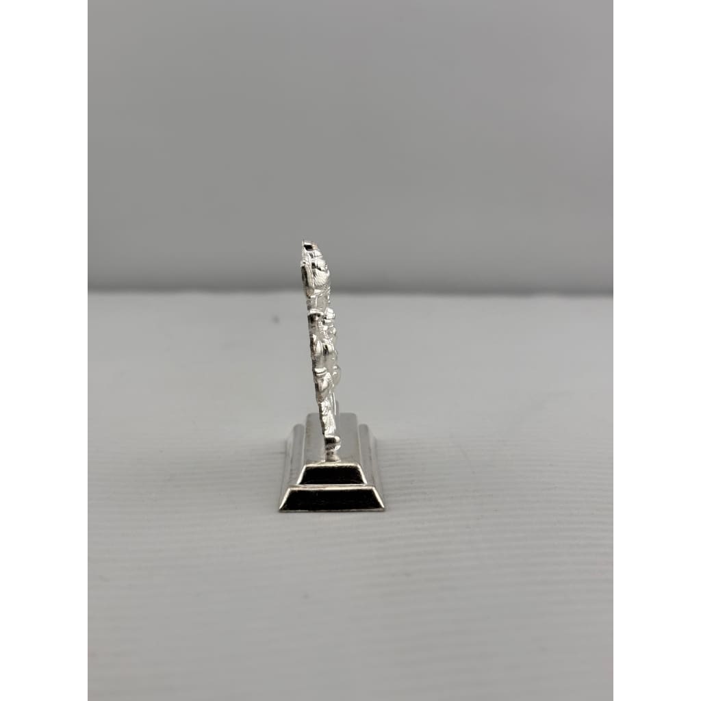 Silver Shiva Family Idol 10gm – Spiritual Shiv Parivar Murti for Home Mandir