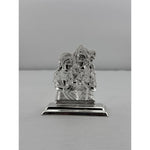 Silver Shiva Family Idol 20gm – Spiritual Shiv Parivar Murti for Home Mandir