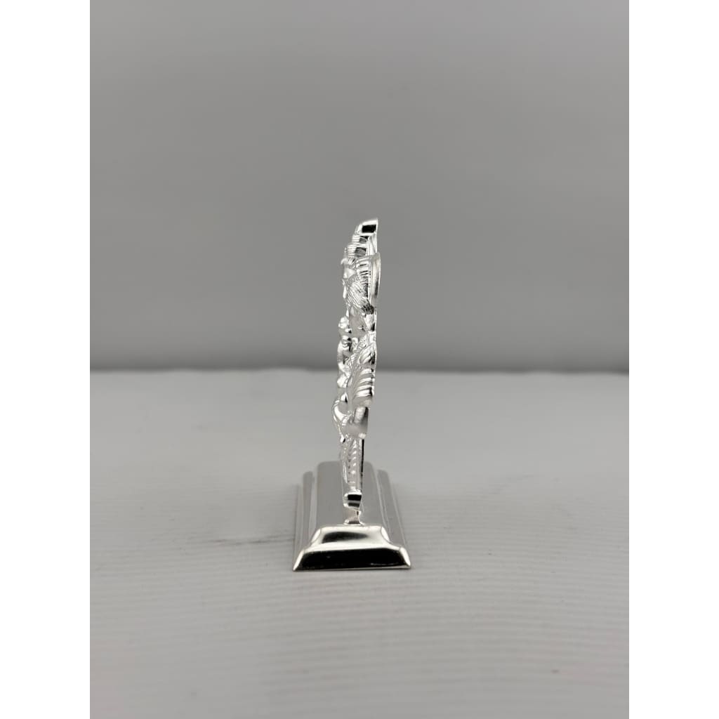Silver Shiva Family Idol 20gm – Spiritual Shiv Parivar Murti for Home Mandir