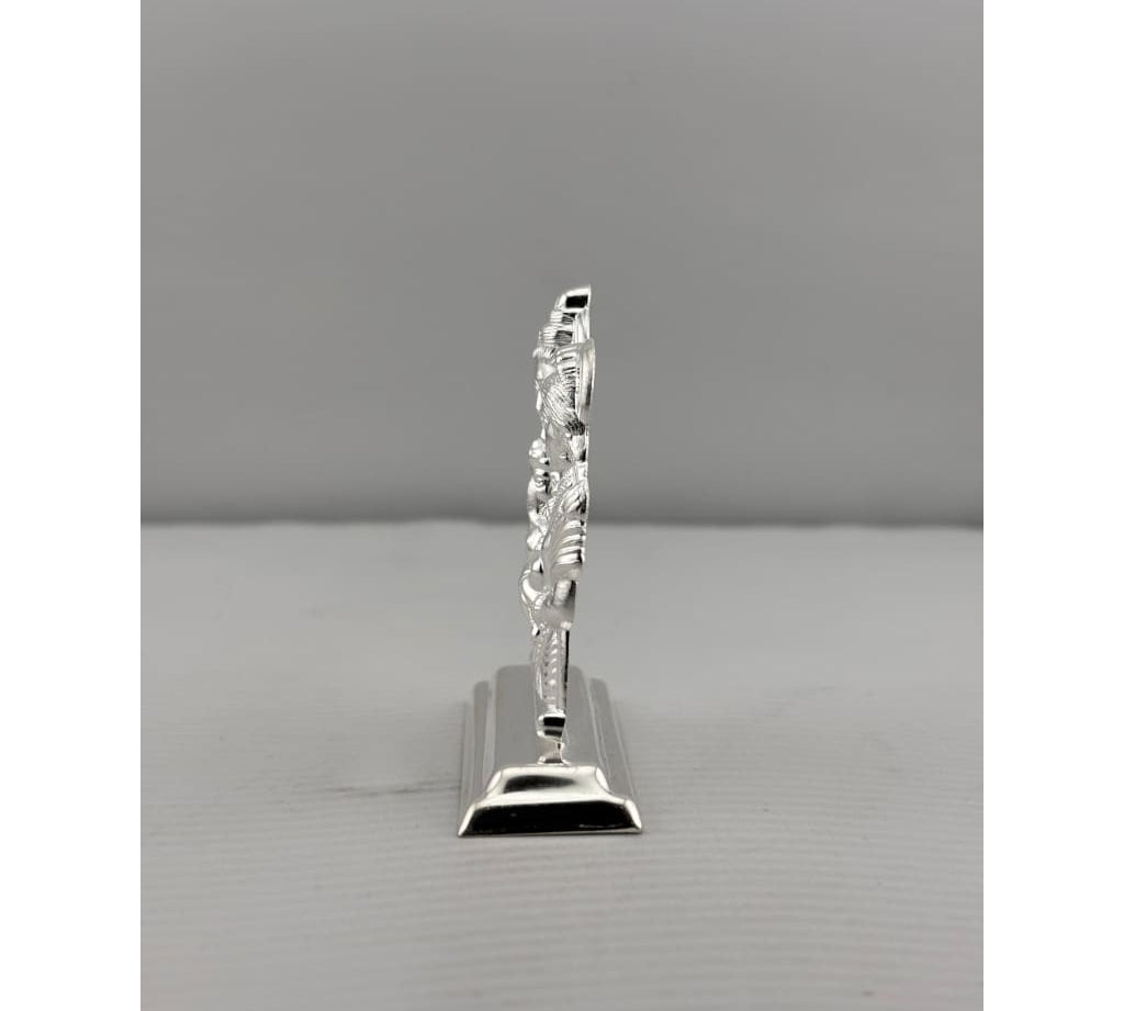 Silver Shiva Family Idol 20gm – Spiritual Shiv Parivar Murti for Home Mandir
