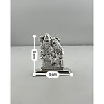 Silver Shiva Family Idol 20gm – Spiritual Shiv Parivar Murti for Home Mandir