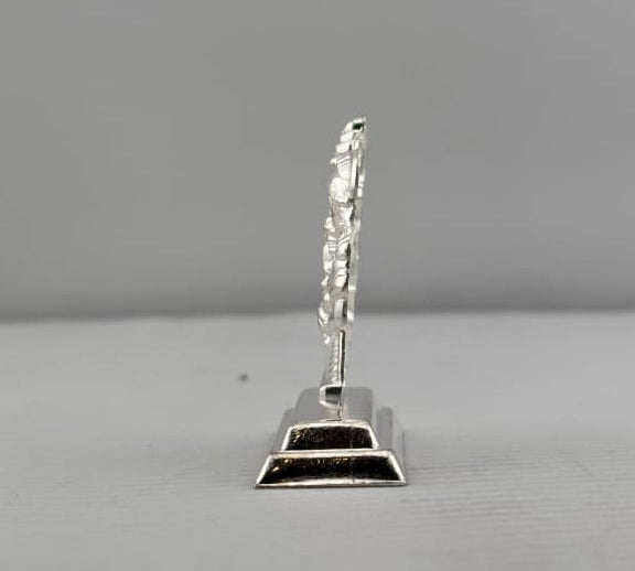 Silver Shiva Family Idol 30gm – Spiritual Shiv Parivar Murti for Home Mandir