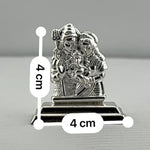 Silver Shiva Family Idol 30gm – Spiritual Shiv Parivar Murti for Home Mandir