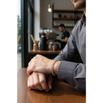 Silver Signature Figaro Link Bracelet 925 – Sleek Alternating Chain