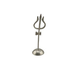 Silver Trishul with Stand Pooja Piece (8.55g)