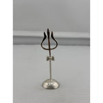 Silver Trishul with Stand Pooja Piece (8.55g) – view 5