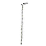Silver Twisted Curb Link Bracelet 925 – Diamond Cut Chain