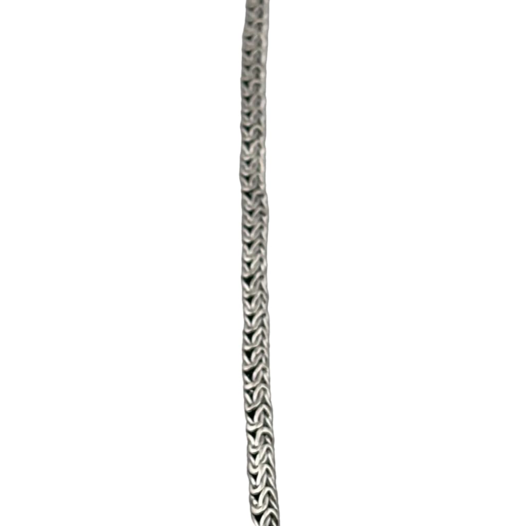 Silver Wheat Link Bracelet 925 – Spiga Woven Chain