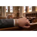 Silver Wheat Link Bracelet 925 – Spiga Woven Chain