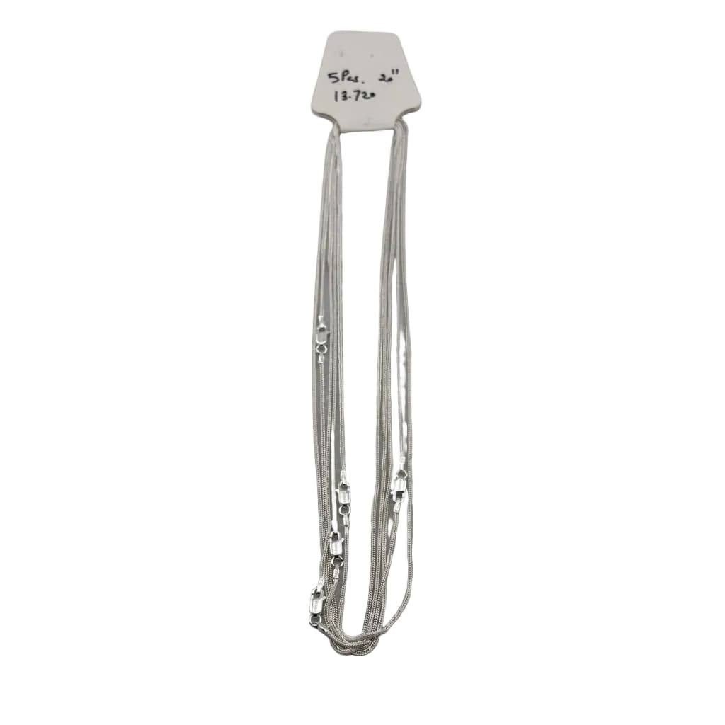 Sleek Round Snake Chain 925 Silver | Everyday Minimal