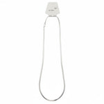 Smooth Flat Link Silver Chain 925 | Medium Profile Necklace